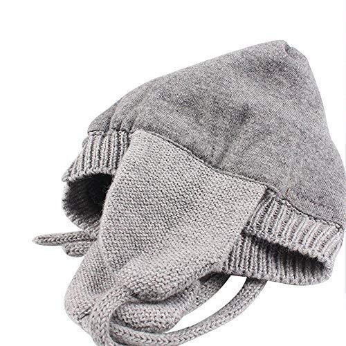 DRESHOW Sombrero de Bebé Gorro de Bebé Niña Lindo Oso Oreja Recién Beanie Gorro de Punto Cálido para Otoño Invierno