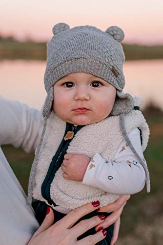 DRESHOW Sombrero de Bebé Gorro de Bebé Niña Lindo Oso Oreja Recién Beanie Gorro de Punto Cálido para Otoño Invierno