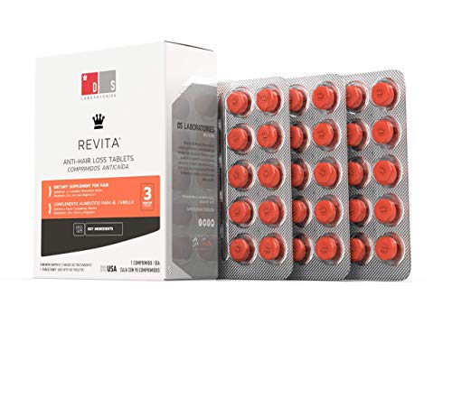 DS Laboratories Revita tablets tratamiento anti caida para hombre y mujer. 3 meses de tratamiento. 90 tabletas