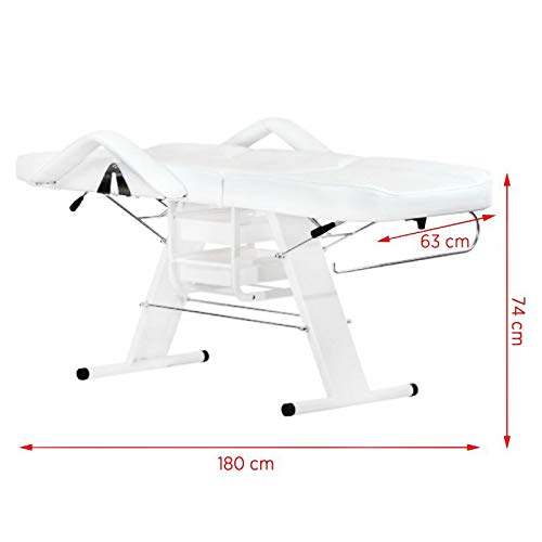 D&S Vertriebs GmbH - Camilla de masaje, color blanco