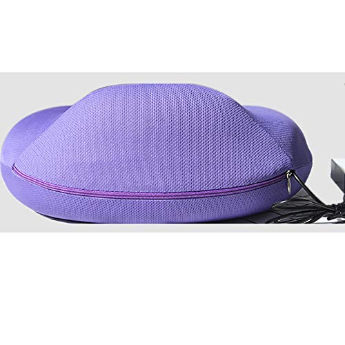 DSAKOX En Forma de U Almohada de Masaje eléctrica, en Forma de U Cervical del Cuello del Recorrido de la Almohadilla, Avión Apoyo for la Cabeza de la Siesta Almohada for Cuello
