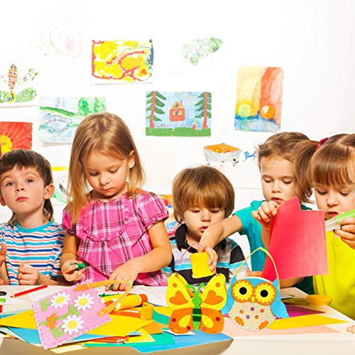 Dsaren Paquete de 6 Kits de Costura para Niños Actividades Creativas Bricolaje Bolsa de Manualidades, 6 Patrones