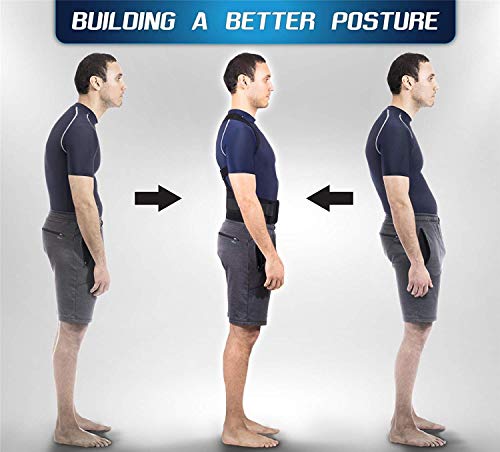 Ducomi Extreme Posture - Corrector de Postura Ajustable para Espalda - Correa de Soporte y Ayuda de Corrección con 12 Imanes de 800 Gauss - Evita Dolor e Inflamación en Articulaciones (Beige, S)