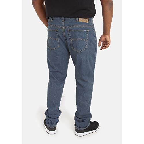 Duke - Pantalón cómodo Modelo Rockford Tallas Grandes para Hombre (127 cm Largo) (Denim Usado)