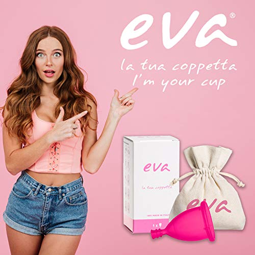 Dulàc - Copa Menstrual Super-Soft - 2 tallas - Eva (Large, Rosa)
