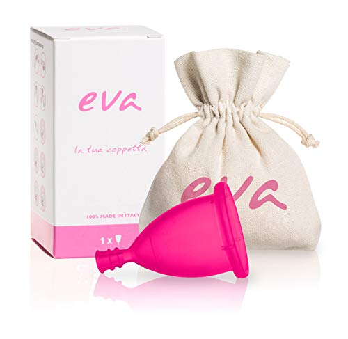 Dulàc - Copa Menstrual Super-Soft - 2 tallas - Eva (Small, Rosa)