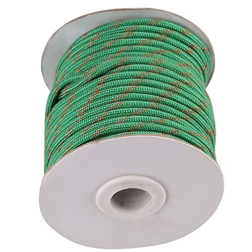 Duokon Cuerda de Nylon Truco Multifuncional de 20 m, Cuerda de Nylon Impermeable a Prueba de Viento Cuerda para tendedero para Carpa jardín Acampar al Aire Libre (Verde)
