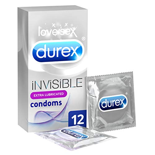 DUREX Invisible Extra Lubricado 12 Preservativos (versión inglesa)