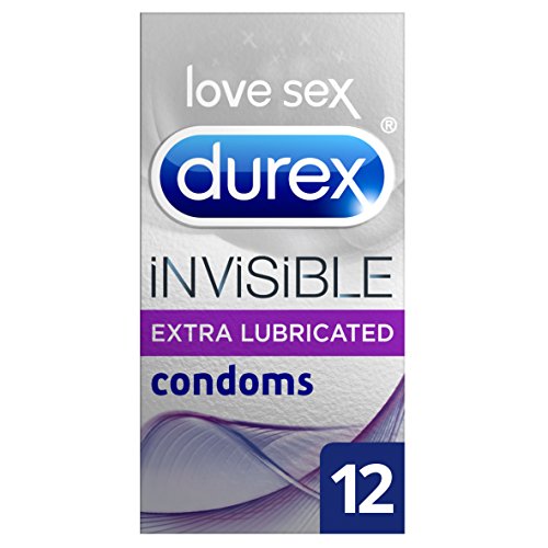 DUREX Invisible Extra Lubricado 12 Preservativos (versión inglesa)