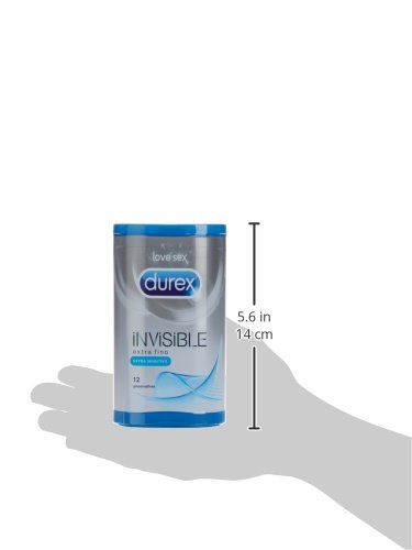 Durex - Preservativos, color transparente, pack de 12