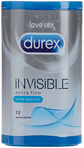 Durex - Preservativos, color transparente, pack de 12