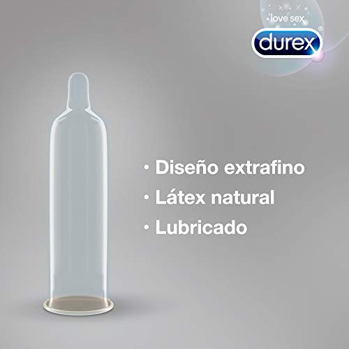 Durex Preservativos Invisible Extra Fino Extra Sensitivo y Extra Suave - 48 condones