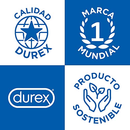 Durex Preservativos Invisibles Extra Lubricados - 12 condones
