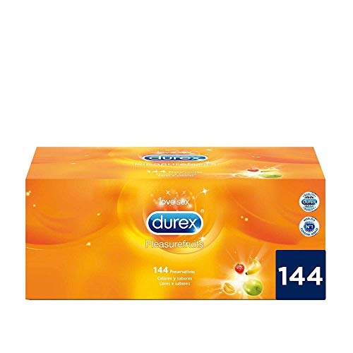 Durex Preservativos Saboreame con Sabores Afrutados - Pack 144 Condones