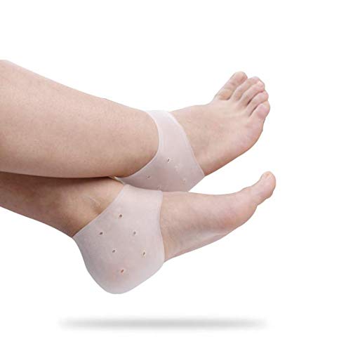 Dusenly - 3 pares de almohadillas de gel para talón para aliviar el dolor de fascitis plantar, tendinitis, espolones óseos