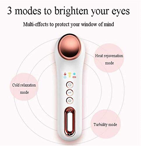 DXDUI Massager del Ojo eléctrico, Masaje Facial portátil de Mano para Mejorar círculo Oscuro Bolsa de cosméticos Ojo Arrugas