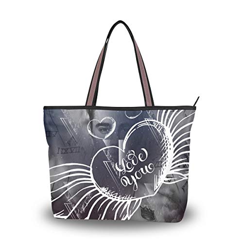 DXG1 - Bolso de tela para mujer Color-1 17.72"x5.12"x13"/45x13x33 cm