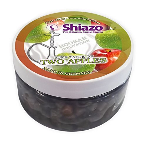 DXP Shiazo piedras para cachimba; surtido de 4 variedades – fresa,rose,mango,frambuesa – sustituye a tabaco, sin nicotina