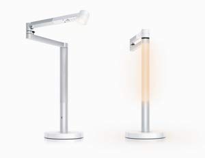 Dyson LightCycle Morph lámpara de escritorio (blanco/plateado) – Rastrea inteligentemente tu luz de día local – Modelo UK/EU