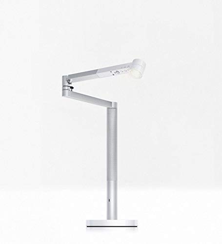 Dyson LightCycle Morph lámpara de escritorio (blanco/plateado) – Rastrea inteligentemente tu luz de día local – Modelo UK/EU