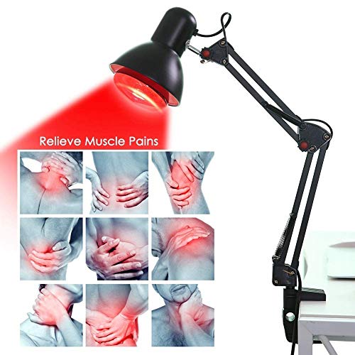 Dytxe-shelf Lampara Infrarrojos Calor Mejora Circulación Sanguínea, Tdp Lampara Infrarroja Relaja La Tensión Muscular Alivio del Dolor para Cuello, Espalda, Hombro Y Rodilla