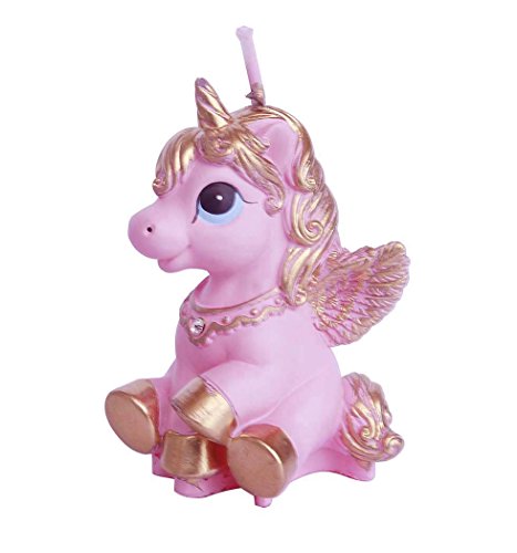e-meoly Creative Cartoon Pegasus caballo volador cumpleaños velas Unicorn encantador regalos fiesta velas velas sin humo para fiestas Favor de recuerdo de suministros y boda Favor