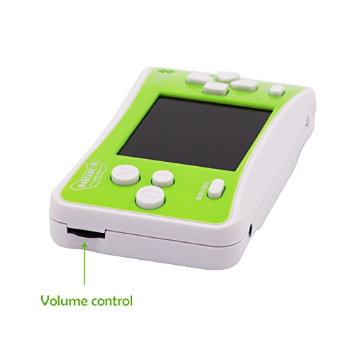 E-WOR - Videoconsola portátil de 8 bits con Pantalla LCD de 2,5" y 162 Videojuegos