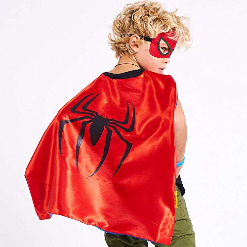 Easony Regalo de Cumpleaños Niños Niña 3-12 Años, Capas Superheroes Niños 3-12 Años Juguetes Niño Disfraces de Superheroes para Niños Rgalos para Niños de 3-12 Años Juguetes Divertidos para Niños