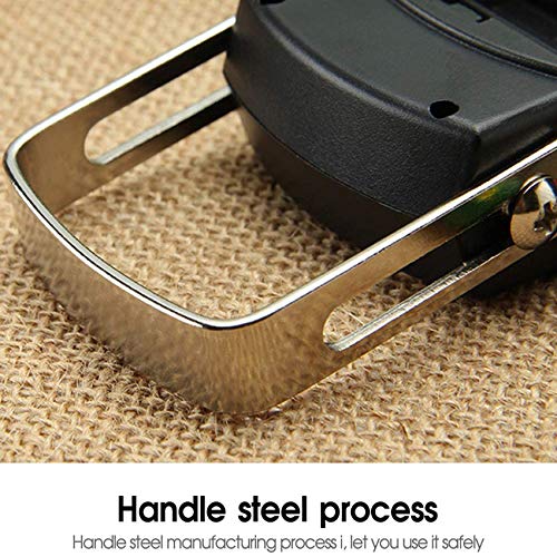 EasyULT Bascula Digital Pesca 50 kg / 110 lbs, Balanza Electronica Portátil De Mano Gancho Pantalla LCD y Cinta Métrica, Función de Tara