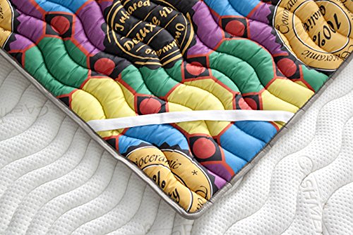 ECO-DE Topper Viscoelástico Renueva colchón Tourmalina 4D 90x190 - Disponible en Todas Las Medidas