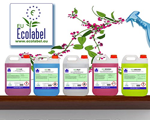 ECOFELIT 5 Litros. DETERGENTE y DESINCRUSTANTE ANTICAL PROFESIONAL ECOLOGICO. Limpieza ecológica. ECOLABEL