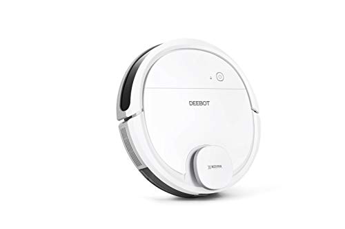 Ecovacs Deebot OZMO 900 - Robot Aspirador 4 en 1: barre, aspira, pasa mopa y friega, mapeo inteligente láser, compatible con Alexa, App, Wifi, reanuda limpieza tras recarga, reporte por voz, blanco