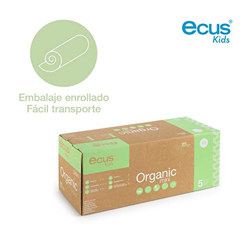 Ecus Kids, El colchón capazo bebé Organic, es el colchón capazo bebé elaborado con materiales orgánicos que potencian sus efectos relajantes - 72x33x05, Beige