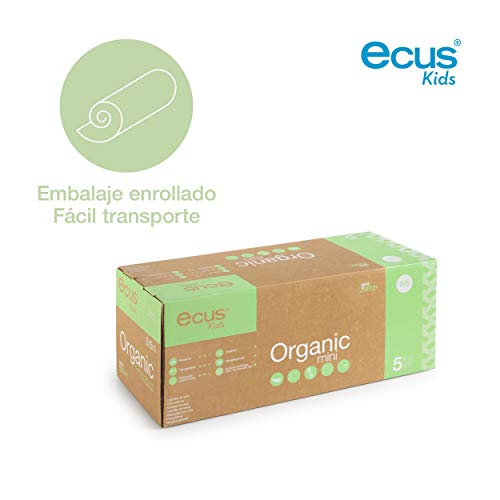 Ecus Kids, El colchón de minicuna Organic, es el colchón minicuna elaborado con materiales orgánicos que potencian sus efectos relajantes - 80x50x8