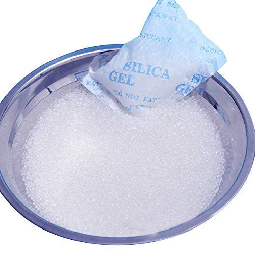 ECYC 100 Paquetes Absorbente De Humedad Desecante Desecante De Gel De SíLice Bolsa Desecante Reutilizable 3 G/Paquete Deshumidificador De Gel De SíLice No TóXico