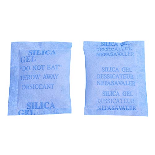 ECYC 100 Paquetes Absorbente De Humedad Desecante Desecante De Gel De SíLice Bolsa Desecante Reutilizable 3 G/Paquete Deshumidificador De Gel De SíLice No TóXico