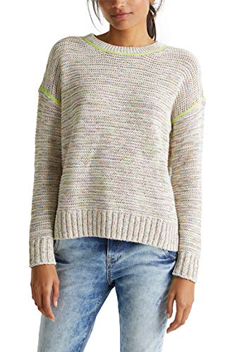 edc by Esprit 030cc1i306 Suéter, 111/Blanco Apagado 2, M para Mujer