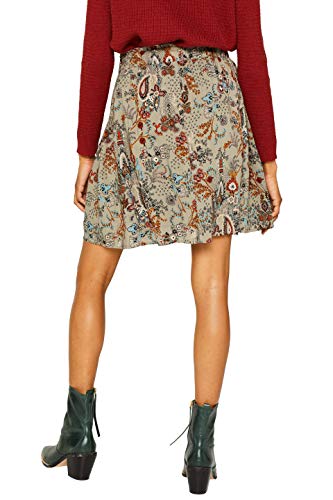 edc by Esprit 089cc1d011 Falda, Beige (Pale Khaki 265), 36 (Talla del Fabricante: 34) para Mujer