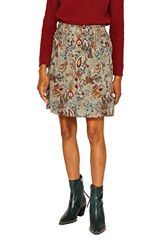 edc by Esprit 089cc1d011 Falda, Beige (Pale Khaki 265), 36 (Talla del Fabricante: 34) para Mujer