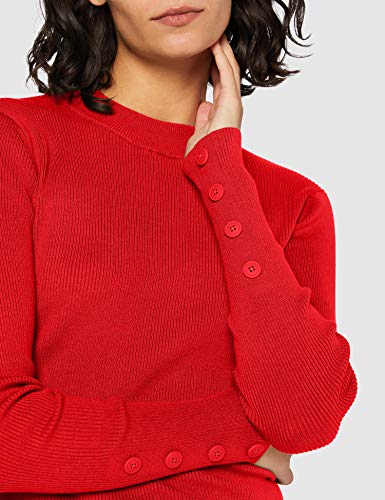 edc by Esprit 090cc1i303 Suéter Rojo ( 630/Rojo ) , XS para Mujer