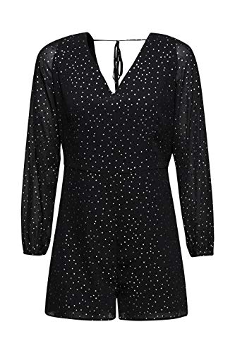 edc by Esprit 119CC1L001 Mono Largo, Negro (Black 001), S para Mujer