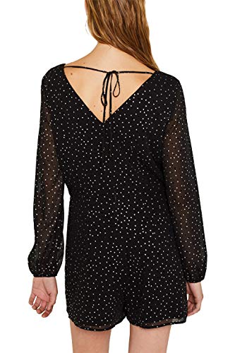 edc by Esprit 119CC1L001 Mono Largo, Negro (Black 001), S para Mujer