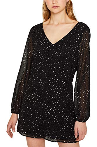 edc by Esprit 119CC1L001 Mono Largo, Negro (Black 001), S para Mujer