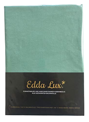 Edda Lux - Funda para almohada Tempur Shape S/M/L | 50 x 31 cm | en 20 colores | Funda de almohada para almohada cervical | Algodón | Color: Lagune