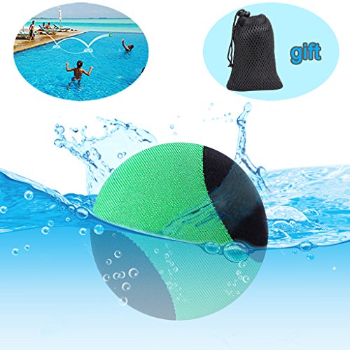 edealing Water Bouncing Ball para Pool & Sea - Divertido Juego de Deportes acuáticos para Familiares y Amigos - Anti-Cracking Soft and Strong Bounce - 2.17 Inch (Verde)