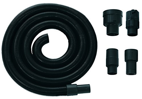 Einhell 2362000 - Extensión para manguera aspirador con 4 adaptadores, color negro
