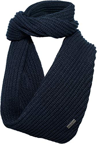 Eisglut Fame Loop Bufanda, Mujer, Marine, 70x32