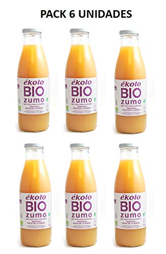 Ekolo Zumo De Manzana Pasión Ecológico, 100% Exprimido, 6 Botellas x 750Ml 4500 ml