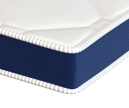 El Almacen del Colchon - Colchón espumación, Modelo Ten - Todas Las Medidas, Blanco y Azul (80 x 180 cm)
