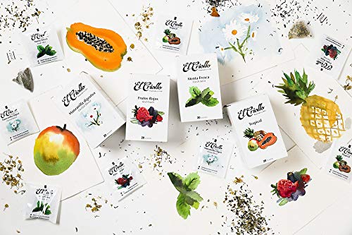 El Criollo - Infusión Rooibos Canela Naranja Gourmet | Pack de 2x20 (40 bolsitas)